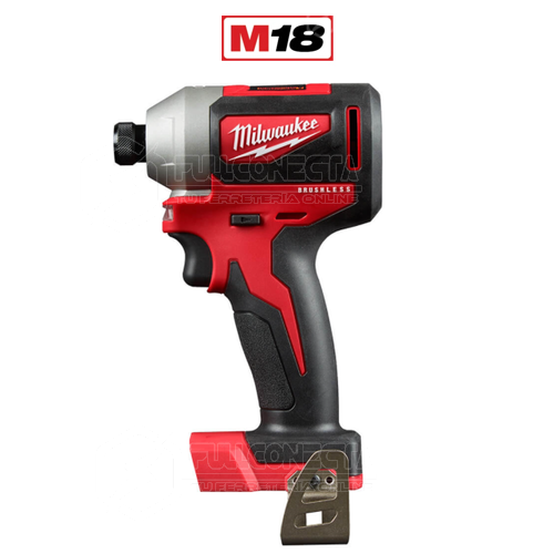 Atornillador impacto 1/4" Hex M18 Milwaukee 2850-20 (solo herramienta) - Imagen 2