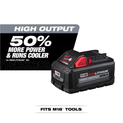 Batería 6,0 Ah M18 REDLITHIUM™ HIGH OUTPUT™ XC (48-11-1865) - Imagen 4