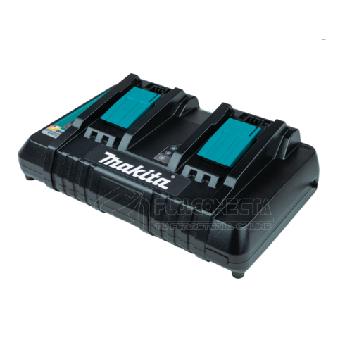 Cargador Doble Makita Rápido LXT® Litio‑Ion de 18V (DC18RD) - Imagen 2