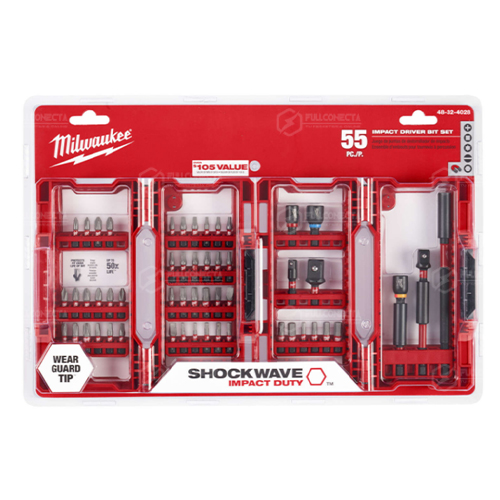 Juego de 55 piezas de atornillador de impacto Shockwave™ - Imagen 2
