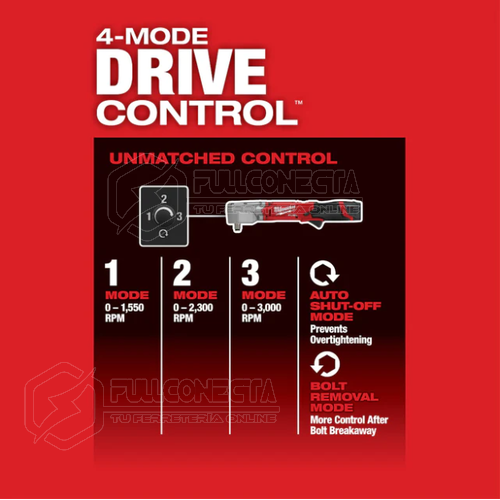 Llave de impacto angular 1/2” M12 FUEL™ Milwaukee 2565-20 (solo herramienta) - Imagen 7