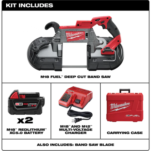 Kit sierra de banda M18 FUEL™ Milwaukee 2729-22 - Imagen 3