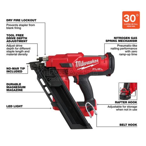 Clavadora M18 FUEL™ Milwaukee 2745-20 (solo herramienta) - Imagen 3