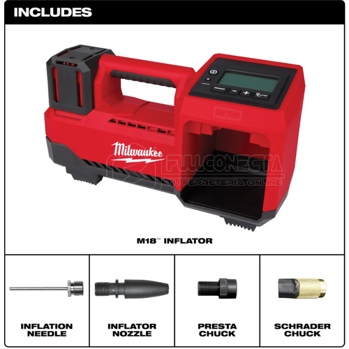 Inflador M18™ Milwaukee 2848-20 (solo herramienta) - Imagen 4
