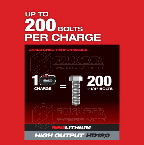 Llave de impacto 1” mango en D M18 FUEL™ con ONE-KEY Milwaukee 2868-20 (solo herramienta) - Imagen 7