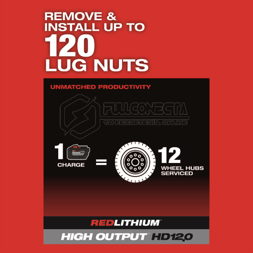 Llave de impacto 1” mango en D M18 FUEL™ con ONE-KEY Milwaukee 2869-20 (solo herramienta) - Imagen 4