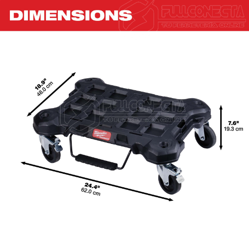 Carro dolly PACKOUT™ Milwaukee 48-22-8410 - Imagen 2