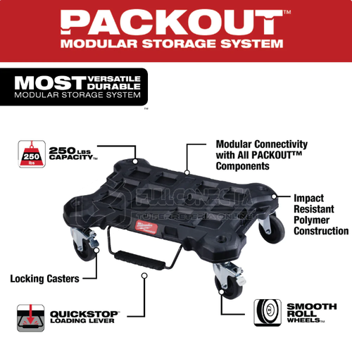 Carro dolly PACKOUT™ Milwaukee 48-22-8410 - Imagen 3