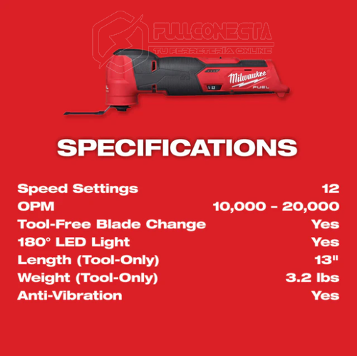Multifuncional M12 FUEL™ 2526-20 (solo herramienta) - Imagen 4