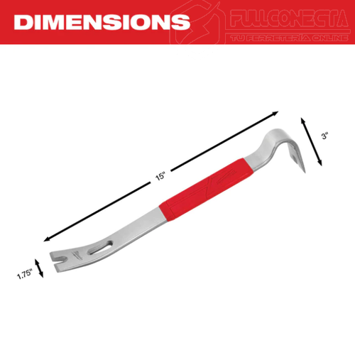 Barra de palanca de 15" Milwaukee 48-22-9035 - Imagen 3