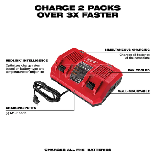 Cargador doble rápido M18™ Milwaukee 48-5902 - Imagen 5