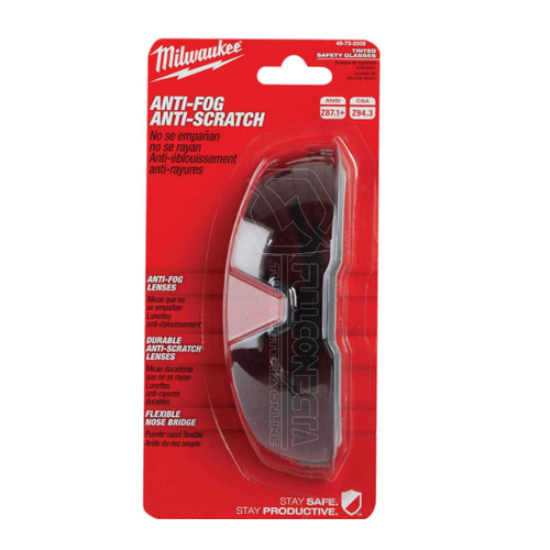 Lentes de seguridad anti rayas color negro Milwaukee 48-73-2015 - Imagen 2