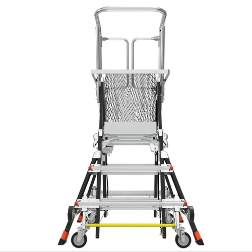 Escalera telescópica plataforma con jaula 3 a 5 ft (0,92 a 1,52 m) Little Giant tipo IAA - Imagen 2