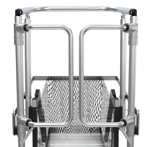 Escalera telescópica plataforma con jaula 3 a 5 ft (0,92 a 1,52 m) Little Giant tipo IAA - Imagen 7