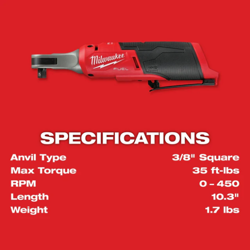 Chicharra 3/8″ de alta velocidad M12 FUEL™ Milwaukee 2567-20 (solo herramienta) - Imagen 7