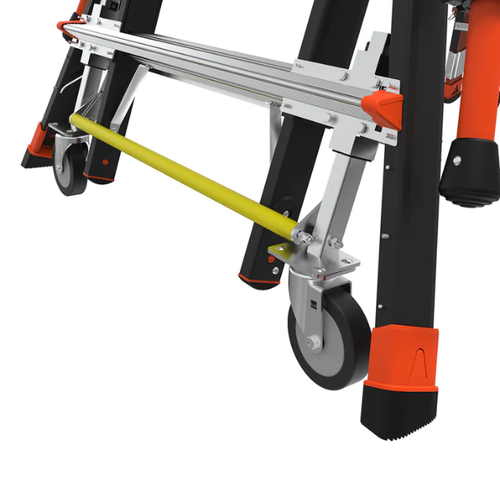 Escalera telescópica plataforma con jaula 5 a 9 ft (1,52 a 2,74 m) Little Giant tipo IAA - Imagen 6