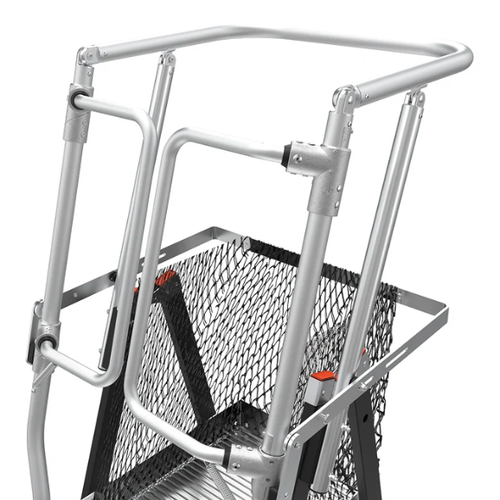 Escalera telescópica plataforma con jaula 5 a 9 ft (1,52 a 2,74 m) Little Giant tipo IAA - Imagen 10