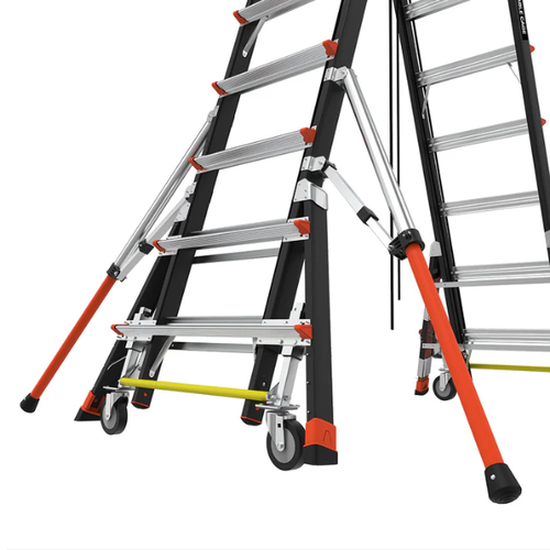 Escalera telescópica plataforma con jaula 8 a 14 ft (2,43 a 4,27 m) Little Giant tipo IAA - Imagen 10