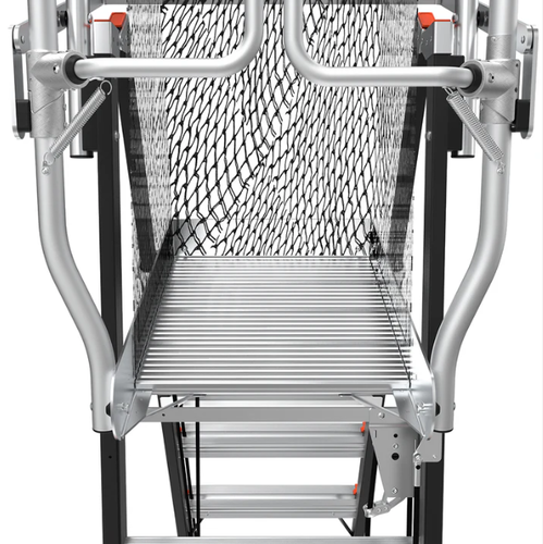 Escalera telescópica plataforma con jaula 5 a 9 ft (1,52 a 2,74 m) Little Giant tipo IAA - Imagen 11