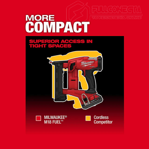 Engrapadora M18 FUEL™ calibre 18 GA 1/4" Milwaukee 2749-20 (solo herramienta) - Imagen 9