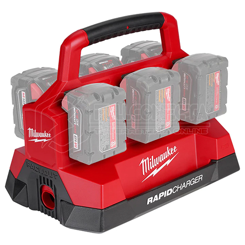 Cargador rápido con 6 bahías M18 Milwaukee 48-59-1809 - Imagen 3