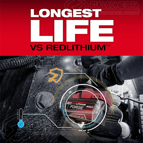Batería 6,0 Ah M18™ REDLITHIUM™ FORGE™ XC Milwaukee 48-11-1861 - Imagen 4