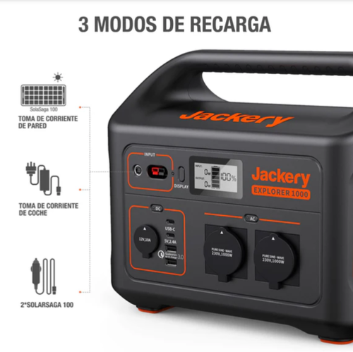Estación de energía portátil solar 1002Wh/1000W Jackery Explorer 1000 PLUS - Imagen 5