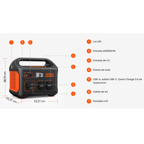 Estación de energía portátil solar 1002Wh/1000W Jackery Explorer 1000 PLUS - Imagen 6