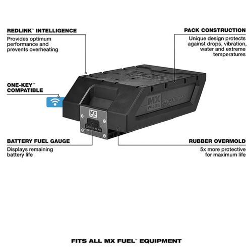 Batería 6,0 Ah MX FUEL™ REDLITHIUM™ Milwaukee MXFXC406 - Imagen 3