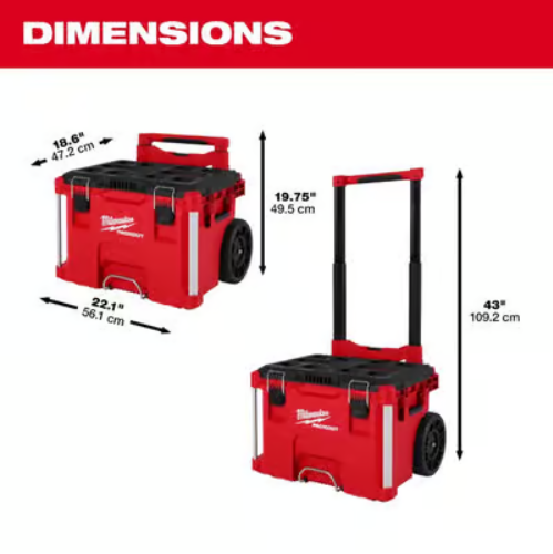 Carro de herramientas con dos ruedas Milwaukee 48-22-8427 - Imagen 4