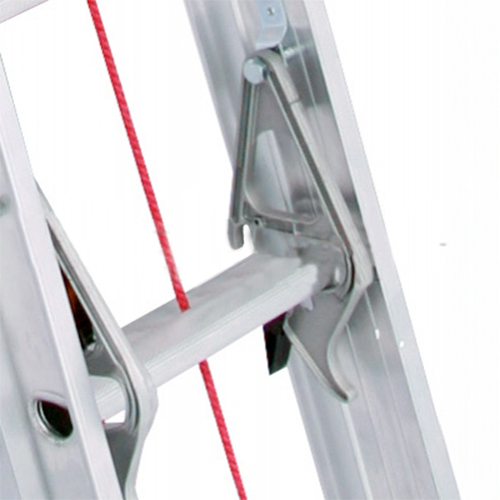 Escalera telescópica de aluminio 6,40m 24 peldaños 150 kg Cuprum - Imagen 2