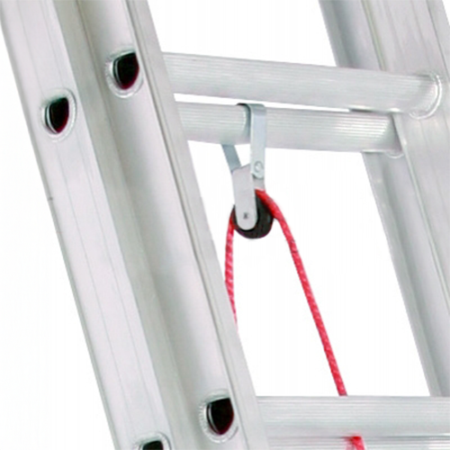 Escalera telescópica de aluminio 6,40m 24 peldaños 150 kg Cuprum - Imagen 3
